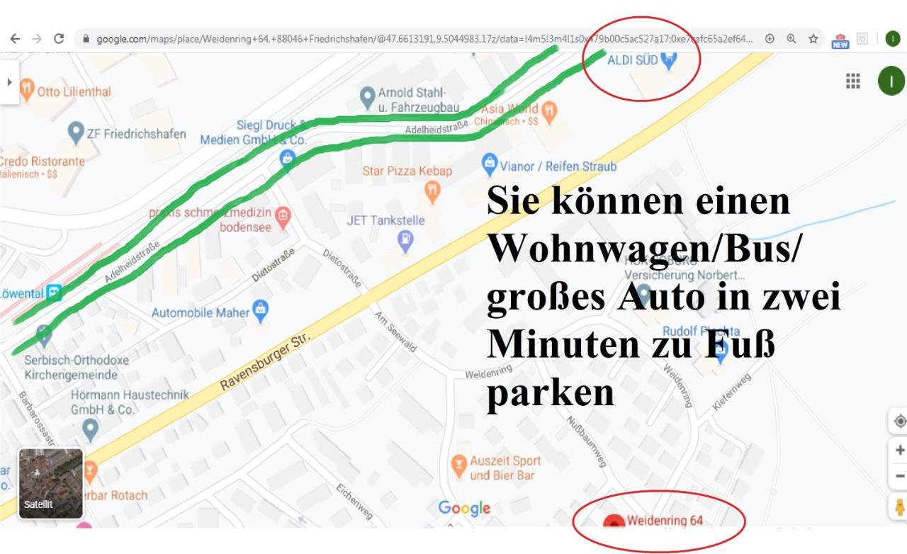 4-Zimmer Kinderfreundliche Ferienwohnung Фридрихсхафен Экстерьер фото